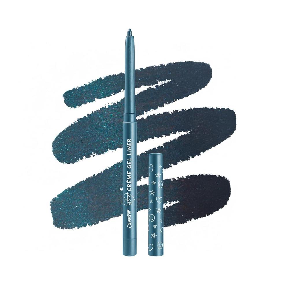 image:imageColourPop Crme Gel Waterproof Eyeliner  18HR Wear UltraPigmented Eyeliner Pencil with Matte amp Metallic Finishes  SmudgeProof Vegan amp CrueltyFree  Exit 001 ozOuter Space