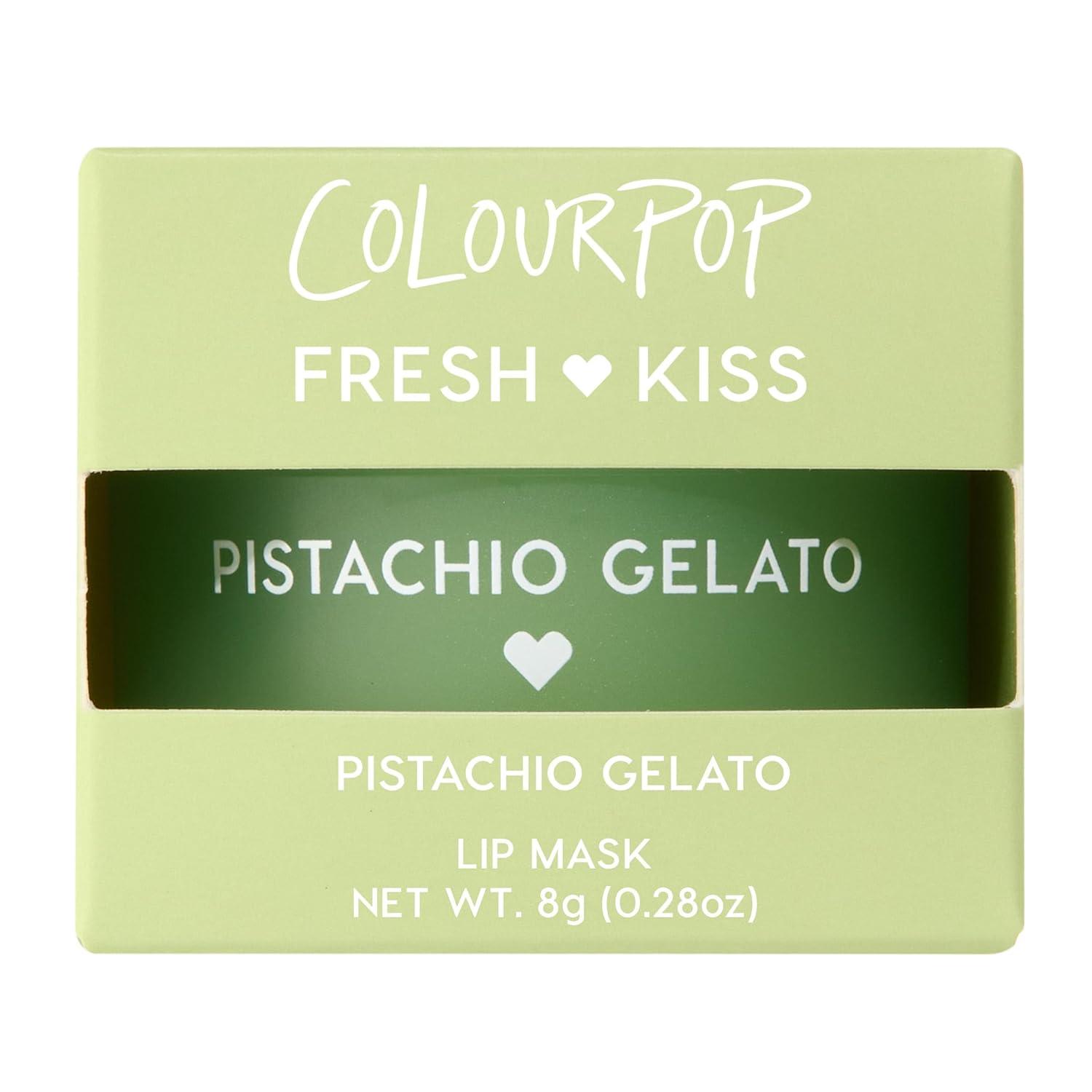 image:imageColourPop Fresh Kiss Lip Mask LeaveOn Lip Moisturizer amp Overnight Treatment Replenishes Dry Lips with Shea Butter amp Vitamin E Vanilla Cake 028 ozPistachio Gelato