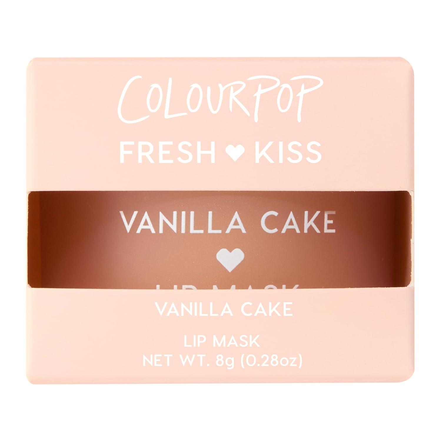 image:imageColourPop Fresh Kiss Lip Mask LeaveOn Lip Moisturizer amp Overnight Treatment Replenishes Dry Lips with Shea Butter amp Vitamin E Vanilla Cake 028 ozVanilla Cake