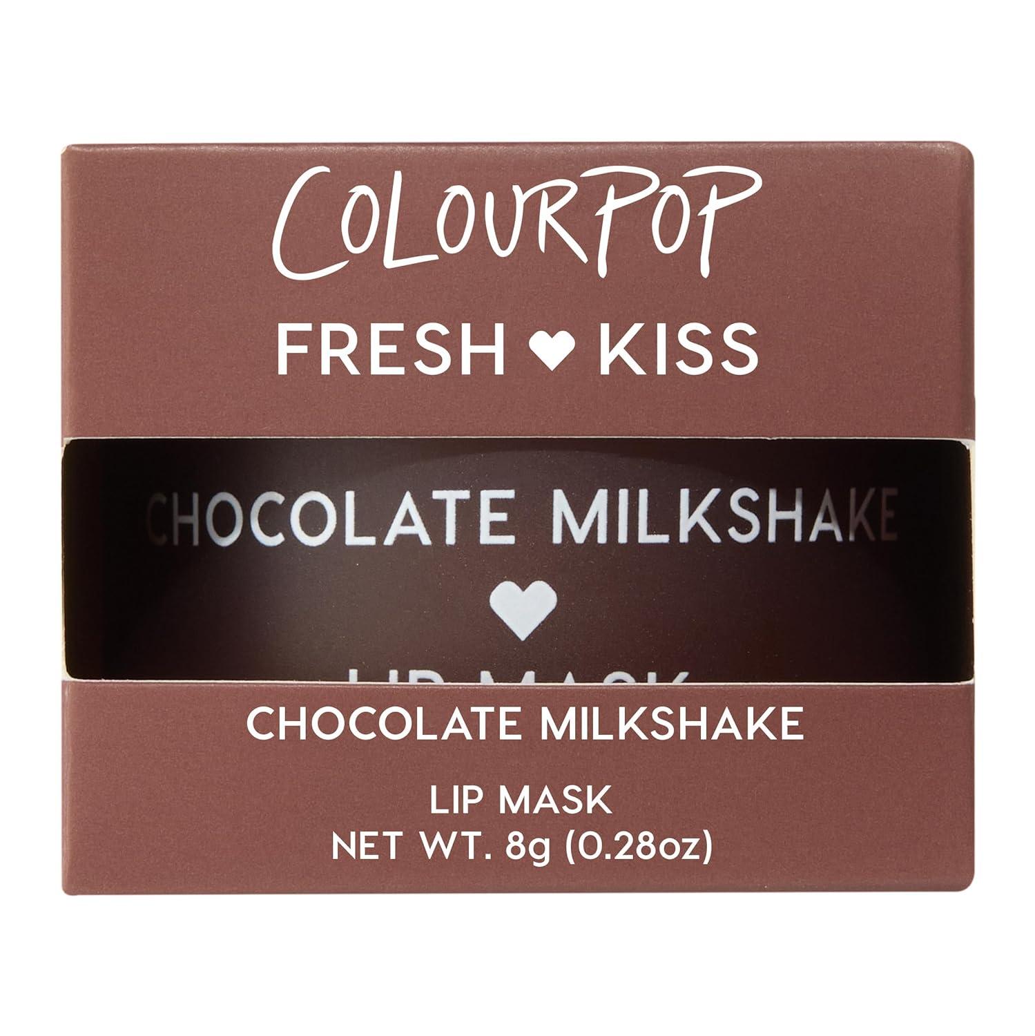 image:imageColourPop Fresh Kiss Lip Mask LeaveOn Lip Moisturizer amp Overnight Treatment Replenishes Dry Lips with Shea Butter amp Vitamin E Vanilla Cake 028 ozChocolate Milkshake