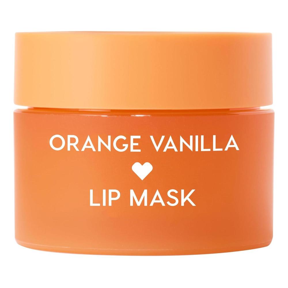 image:imageColourPop Fresh Kiss Lip Mask LeaveOn Lip Moisturizer amp Overnight Treatment Replenishes Dry Lips with Shea Butter amp Vitamin E Vanilla Cake 028 ozOrange Vanilla