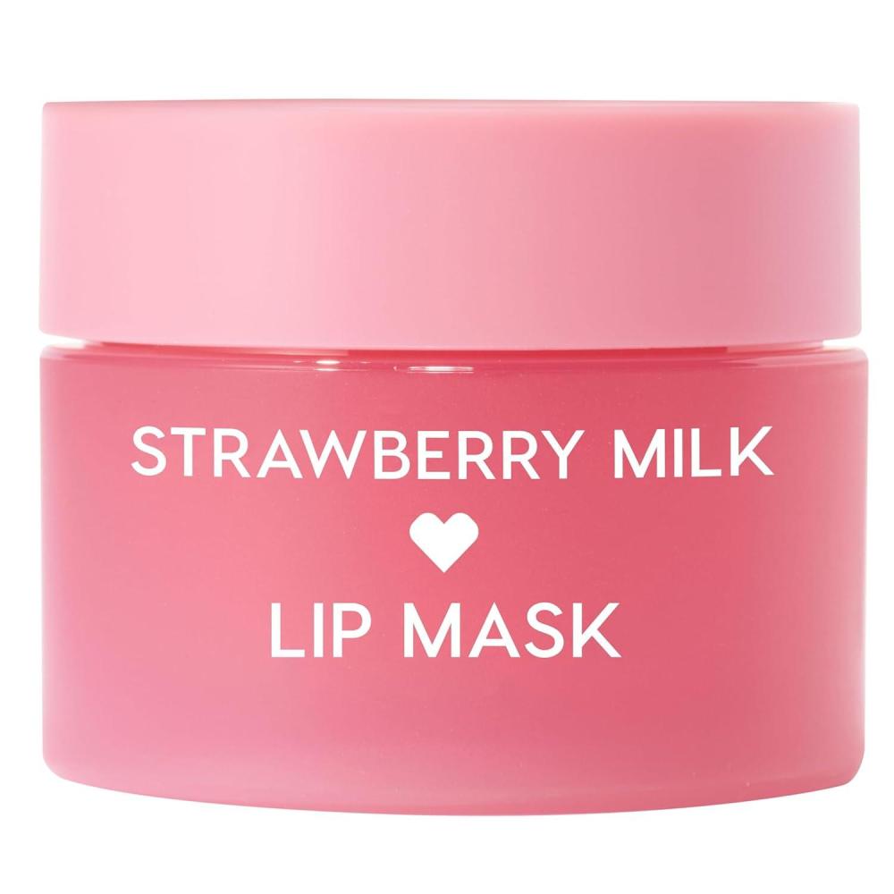 image:imageColourPop Fresh Kiss Lip Mask LeaveOn Lip Moisturizer amp Overnight Treatment Replenishes Dry Lips with Shea Butter amp Vitamin E Vanilla Cake 028 ozStrawberry Milk
