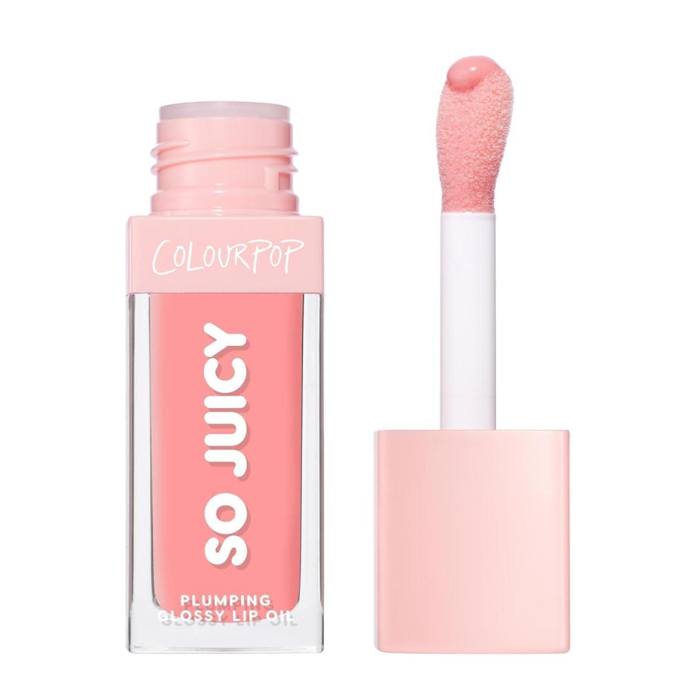 image:imageColourPop So Juicy Plumping Glossy Lip Oil Hydrating amp Plumping Lip Oil with a Sheer Wash of NonSticky Color Infused with Peptides Ceramides amp Ginger Lychee Jelly 029Baby Panda