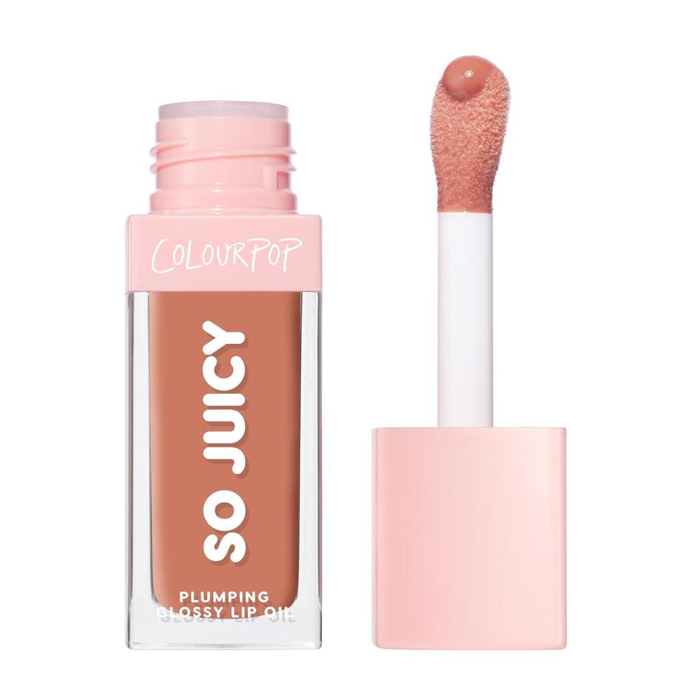 image:imageColourPop So Juicy Plumping Glossy Lip Oil Hydrating amp Plumping Lip Oil with a Sheer Wash of NonSticky Color Infused with Peptides Ceramides amp Ginger Lychee Jelly 029Its a Date