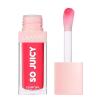 ColourPop So Juicy Plumping Glossy Lip Oil – Hydrating & Plumping Lip Oil with a Sheer Wash of Non-Sticky Color – Infused with Peptides, Ceramides & Ginger – Lychee Jelly (0.29)(Flirty Text)