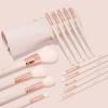 ColourPop Smoke ‘N Roses Brush Roll Face & Eye Brush Set – Face & Eye Makeup Brush Set – Made with Luxe Synthetic Vegan Bristles – Includes Holder (14 Count)(Ultimate Set)