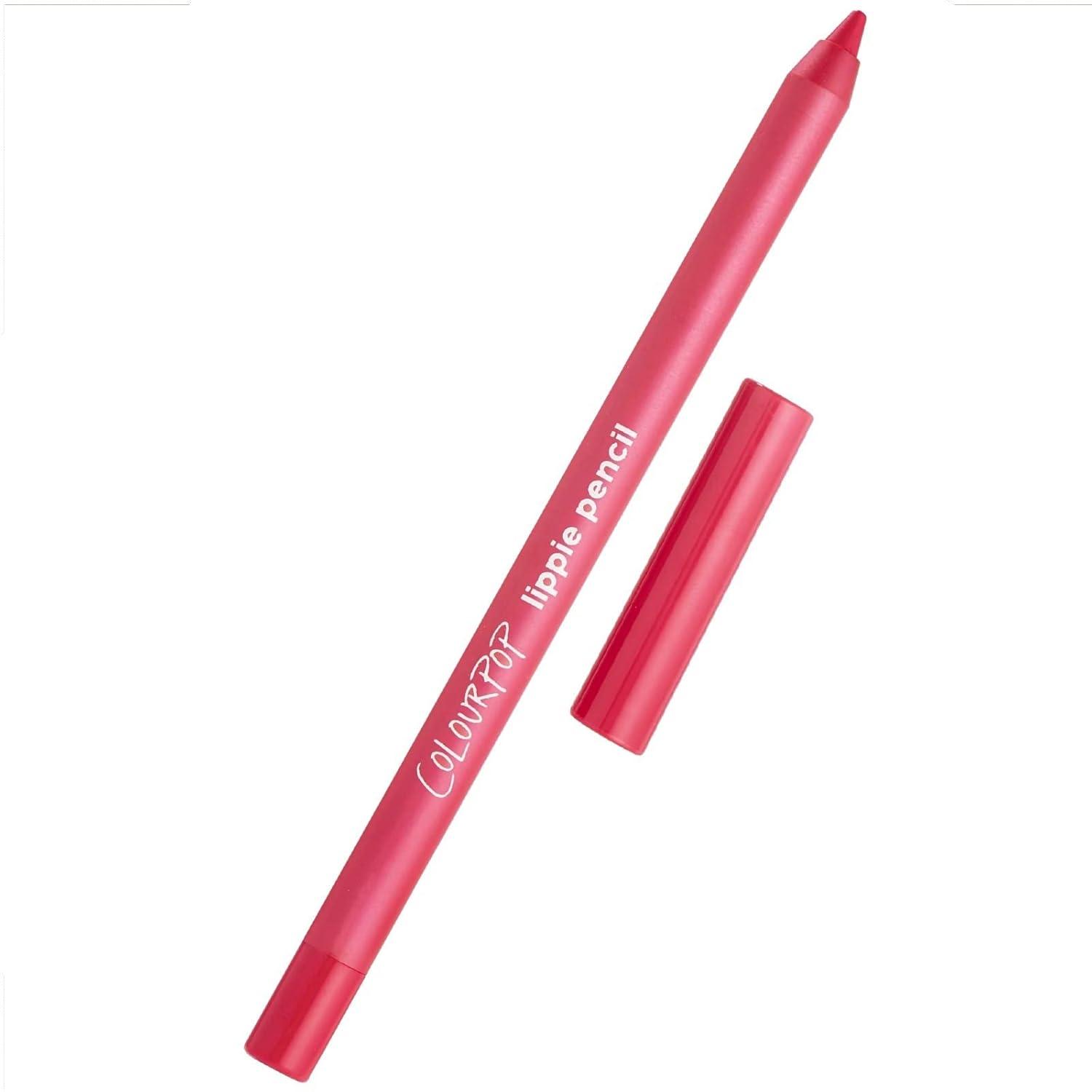 image:imageColourPop Lippie Pencil Lip Liner Pigmented Vegan Matte UNBOXED TOP DOWN bright watermelon