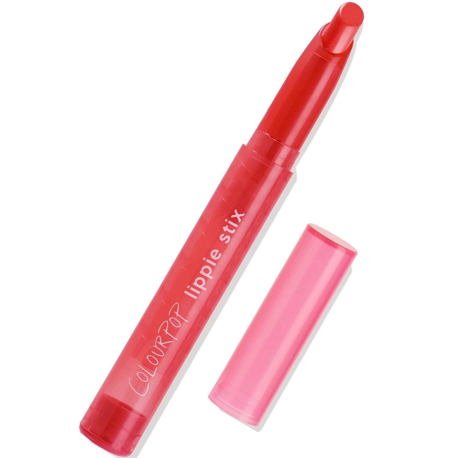 image:imageColourPop Lipstick Lippie Stix Moisturizing Vegan UNBOXED Matte DAYTRIP deep coral pink