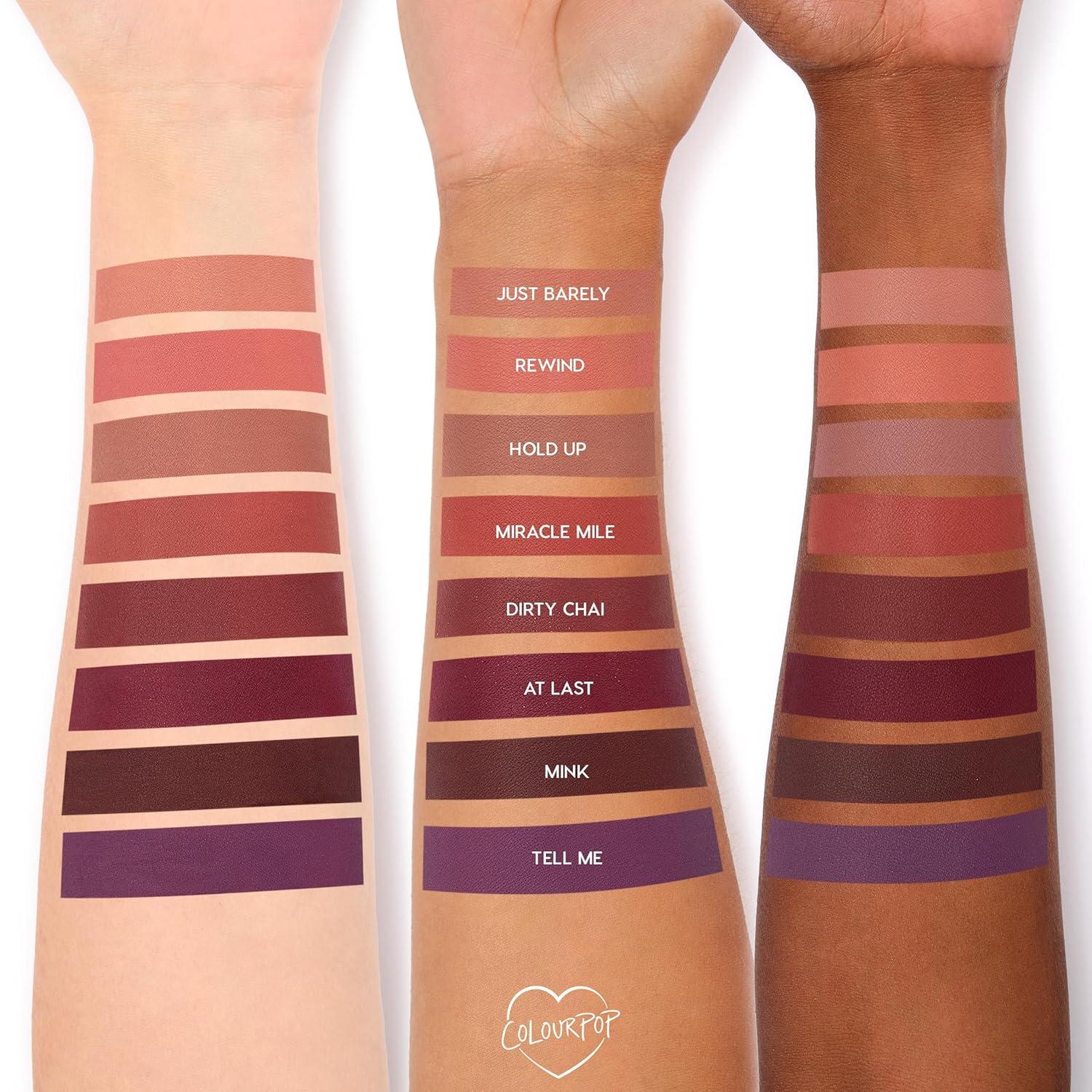 image:imageColourPop PowerPout Matte Lipstick TransferProof Lip Makeup with 8HR Wear UltraPigmented Formula amp Comfortable NonDrying Matte Finish Party Hour 011 ozMink