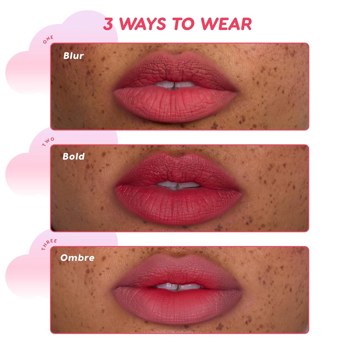 image:imageColourpop Cloud Whip Liquid Lipstick Duo Blurring Lip Stick with a Soft Finish Infused with Marshmallow Cloudberry amp Hyaluronic Acid Creamy amp NonDrying Cool Pink amp Deep Plum Brown 2 CountWhat the Fluff