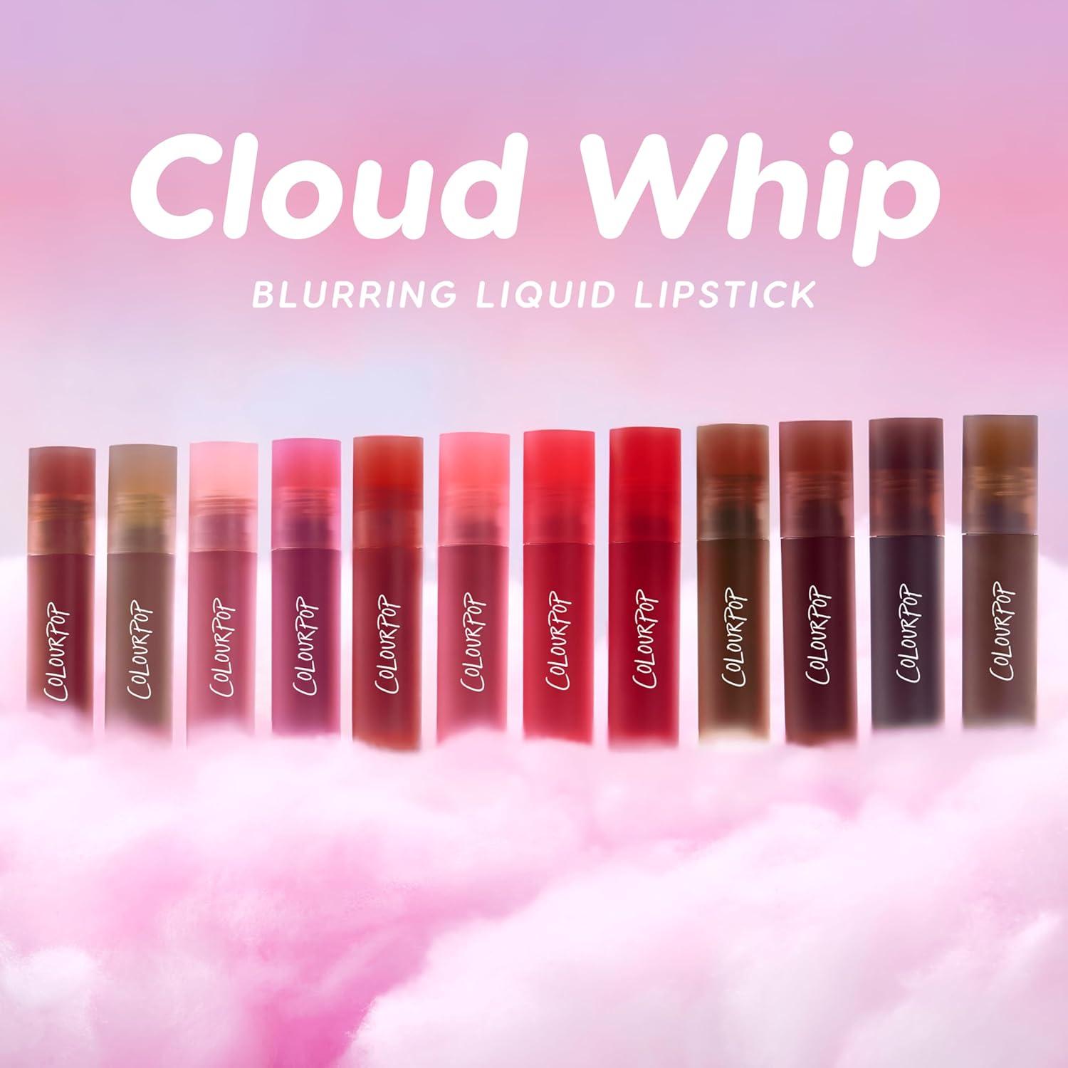 image:imageColourpop Cloud Whip Liquid Lipstick Duo Blurring Lip Stick with a Soft Finish Infused with Marshmallow Cloudberry amp Hyaluronic Acid Creamy amp NonDrying Cool Pink amp Deep Plum Brown 2 CountSo Dreamy