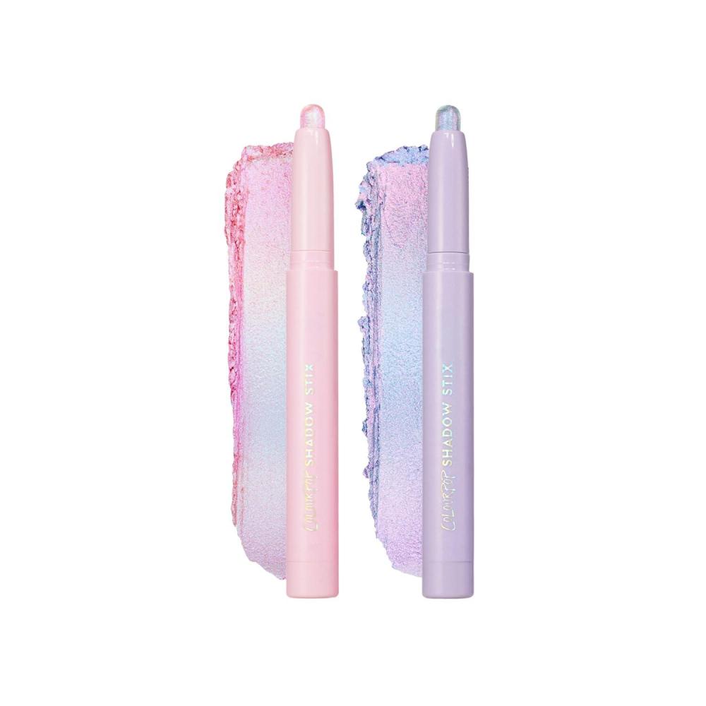 image:imageColourPop Multichrome Shadow Stix Makeup Kit Pink amp Purple Glitter Eyeshadow Make Up Set Vegan amp CrueltyFree Cream Eyeshadow Sticks with HighPigment amp Metallic Finishes 2 CountMesmerizing Chrome