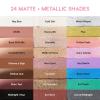 ColourPop The Classics Shadow Stix Makeup Kit – Matte + Shimmer Eyeshadow Make Up Set – Black, Silver & White Cream Eyeshadow Sticks with High-Pigment & Metallic Finishes (3 Count)(The Classics)