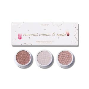 ColourPop Coconut Cream & Soda Super Shock Eye Shadow Trio – High-Pigment, Crème-Powder Pinky Nude Eye Makeup – Glitter Eyeshadow Set with Zero Fallout and Unique Bouncy Texture (3 Count)(Coconut Cream and Soda)