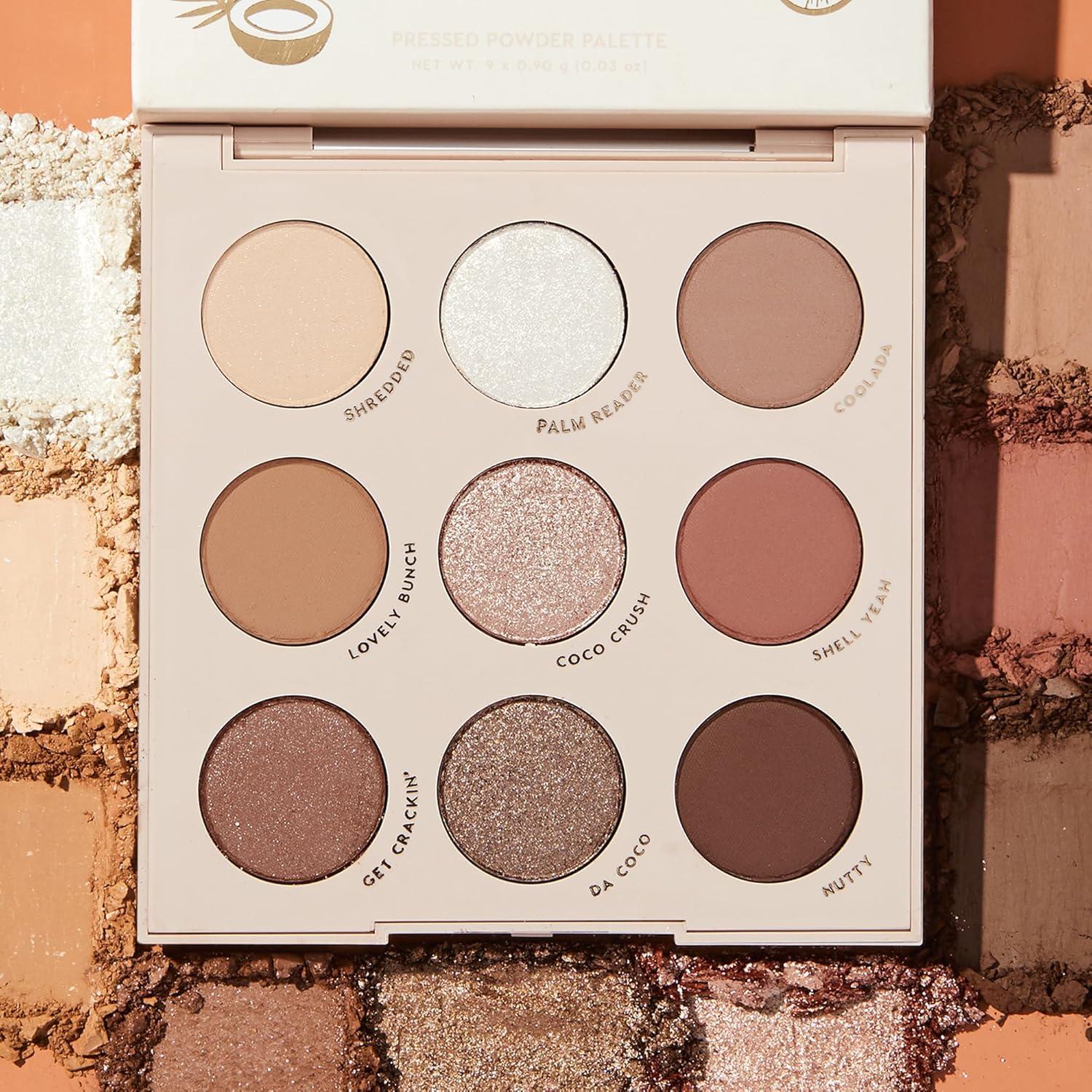 image:imageColourPop Silver Lining Eyeshadow Palette Cool Toned Silver Grey White amp Black Eyeshadow Palette with Matte amp Glitter Finishes HighPigment Smokey Eye Makeup with Longwear Formula 03 ozGoing Coconuts