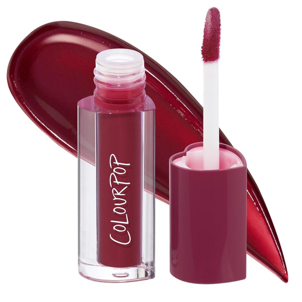 image:imageColourPop HydraPop Glossy Lip Stain Duo  Pink amp Warm Nude Hydrating Lip Gloss Set That Fades Into A Soft Tint  NonDrying amp LongLasting  WaterBased GlosstoStain Finish 2 CountBlueberry Marg