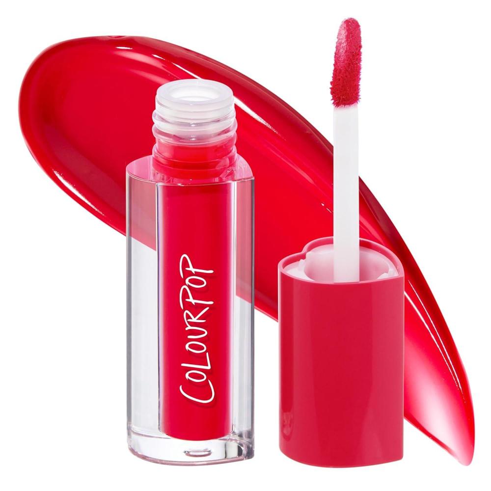 image:imageColourPop HydraPop Glossy Lip Stain Duo Pink amp Warm Nude Hydrating Lip Gloss Set That Fades Into A Soft Tint NonDrying amp LongLasting WaterBased GlosstoStain Finish 2 CountFruit Punch