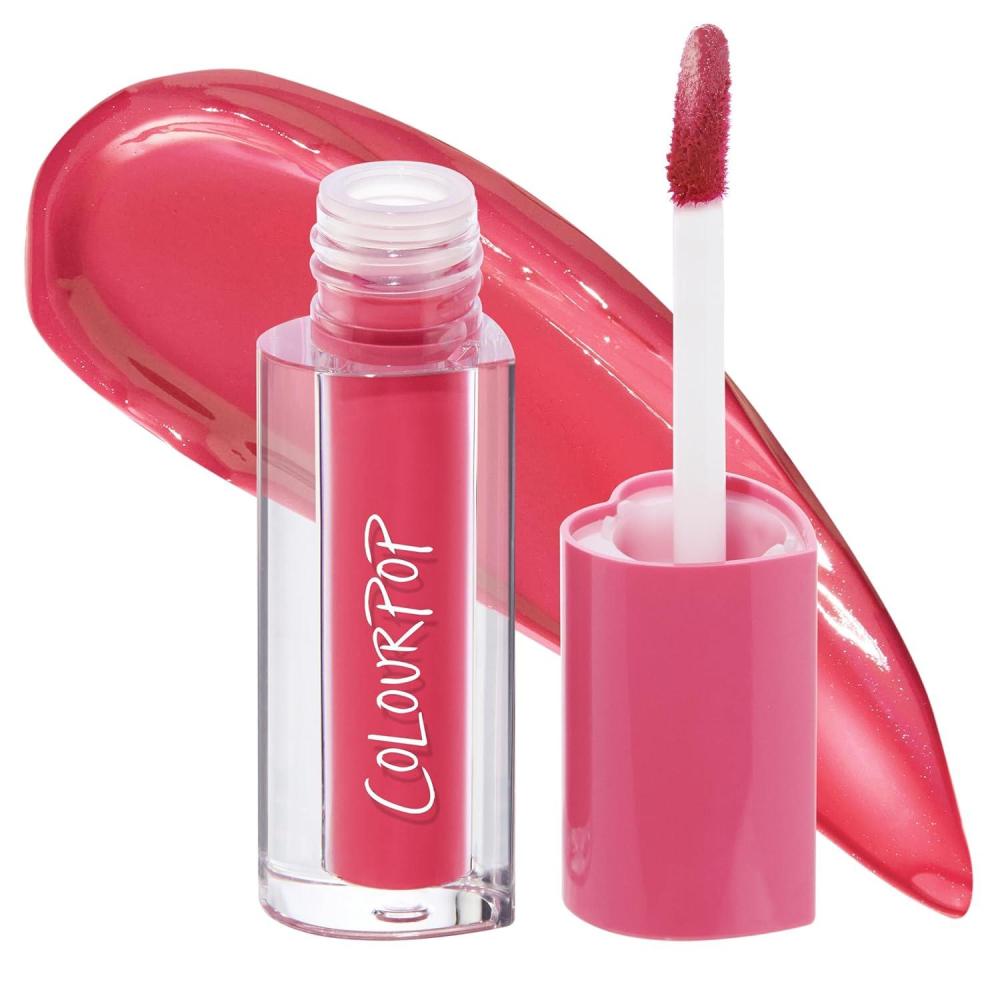 image:imageColourPop HydraPop Glossy Lip Stain Duo Pink amp Warm Nude Hydrating Lip Gloss Set That Fades Into A Soft Tint NonDrying amp LongLasting WaterBased GlosstoStain Finish 2 CountJuice Box