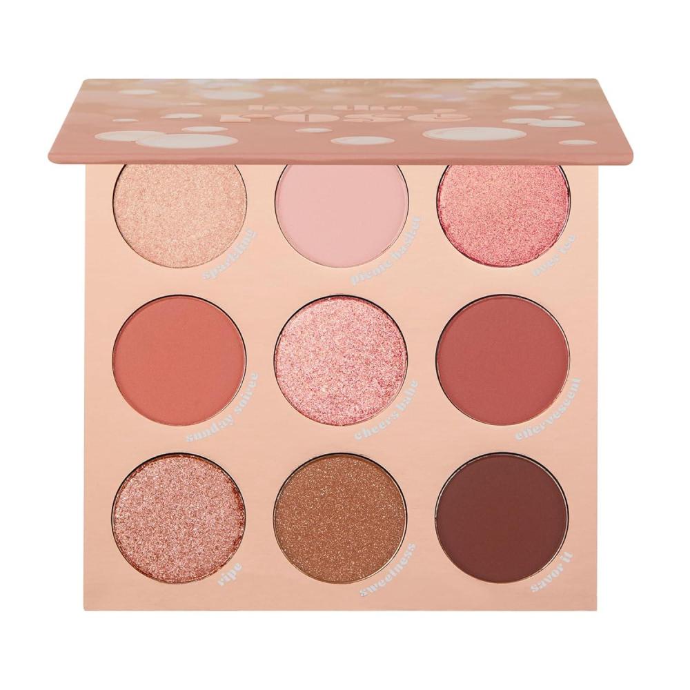 image:imageColourPop Silver Lining Eyeshadow Palette Cool Toned Silver Grey White amp Black Eyeshadow Palette with Matte amp Glitter Finishes HighPigment Smokey Eye Makeup with Longwear Formula 03 ozBy The Rose