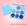 ColourPop Silver Lining Eyeshadow Palette – Cool Toned Silver, Grey, White & Black Eyeshadow Palette with Matte & Glitter Finishes – High-Pigment Smokey Eye Makeup with Longwear Formula (0.3 oz)(Blue Moon)