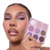 ColourPop Silver Lining Eyeshadow Palette – Cool Toned Silver, Grey, White & Black Eyeshadow Palette with Matte & Glitter Finishes – High-Pigment Smokey Eye Makeup with Longwear Formula (0.3 oz)(All Amethyst)