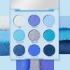 ColourPop Silver Lining Eyeshadow Palette – Cool Toned Silver, Grey, White & Black Eyeshadow Palette with Matte & Glitter Finishes – High-Pigment Smokey Eye Makeup with Longwear Formula (0.3 oz)(Blue Moon)