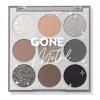 ColourPop Silver Lining Eyeshadow Palette – Cool Toned Silver, Grey, White & Black Eyeshadow Palette with Matte & Glitter Finishes – High-Pigment Smokey Eye Makeup with Longwear Formula (0.3 oz)(Gone Metal)