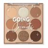 ColourPop Silver Lining Eyeshadow Palette – Cool Toned Silver, Grey, White & Black Eyeshadow Palette with Matte & Glitter Finishes – High-Pigment Smokey Eye Makeup with Longwear Formula (0.3 oz)(Going Coconuts)