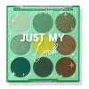 ColourPop Silver Lining Eyeshadow Palette – Cool Toned Silver, Grey, White & Black Eyeshadow Palette with Matte & Glitter Finishes – High-Pigment Smokey Eye Makeup with Longwear Formula (0.3 oz)(Just My Luck)