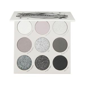 ColourPop Silver Lining Eyeshadow Palette – Cool Toned Silver, Grey, White & Black Eyeshadow Palette with Matte & Glitter Finishes – High-Pigment Smokey Eye Makeup with Longwear Formula (0.3 oz)(Silver Lining)