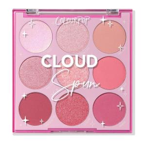 ColourPop Silver Lining Eyeshadow Palette – Cool Toned Silver, Grey, White & Black Eyeshadow Palette with Matte & Glitter Finishes – High-Pigment Smokey Eye Makeup with Longwear Formula (0.3 oz)(Cloud Spun)
