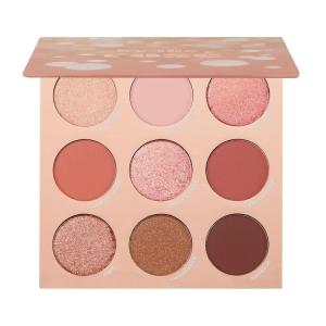 ColourPop Silver Lining Eyeshadow Palette – Cool Toned Silver, Grey, White & Black Eyeshadow Palette with Matte & Glitter Finishes – High-Pigment Smokey Eye Makeup with Longwear Formula (0.3 oz)(By The Rose)