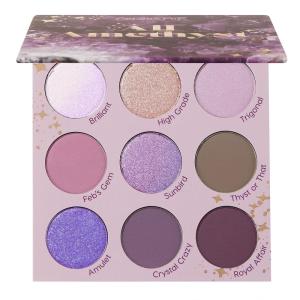 ColourPop Silver Lining Eyeshadow Palette – Cool Toned Silver, Grey, White & Black Eyeshadow Palette with Matte & Glitter Finishes – High-Pigment Smokey Eye Makeup with Longwear Formula (0.3 oz)(All Amethyst)