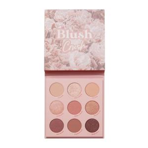 ColourPop Silver Lining Eyeshadow Palette – Cool Toned Silver, Grey, White & Black Eyeshadow Palette with Matte & Glitter Finishes – High-Pigment Smokey Eye Makeup with Longwear Formula (0.3 oz)(Blush Crush)