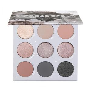 ColourPop Silver Lining Eyeshadow Palette – Cool Toned Silver, Grey, White & Black Eyeshadow Palette with Matte & Glitter Finishes – High-Pigment Smokey Eye Makeup with Longwear Formula (0.3 oz)(Quartz)