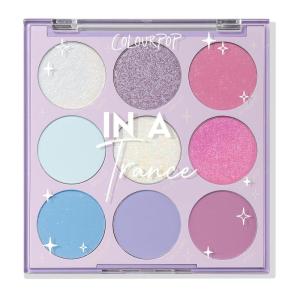 ColourPop Silver Lining Eyeshadow Palette – Cool Toned Silver, Grey, White & Black Eyeshadow Palette with Matte & Glitter Finishes – High-Pigment Smokey Eye Makeup with Longwear Formula (0.3 oz)(In a Trance)