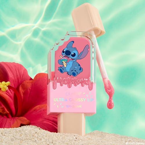 image:imageColourPop x Disney Stitch Makeup Bundle Beach Dreamin 12 Shade Eyeshadow Palette Ultra Glossy Lip Gloss High Pigment Hydrating NonSticky Shine TropicalInspired Set