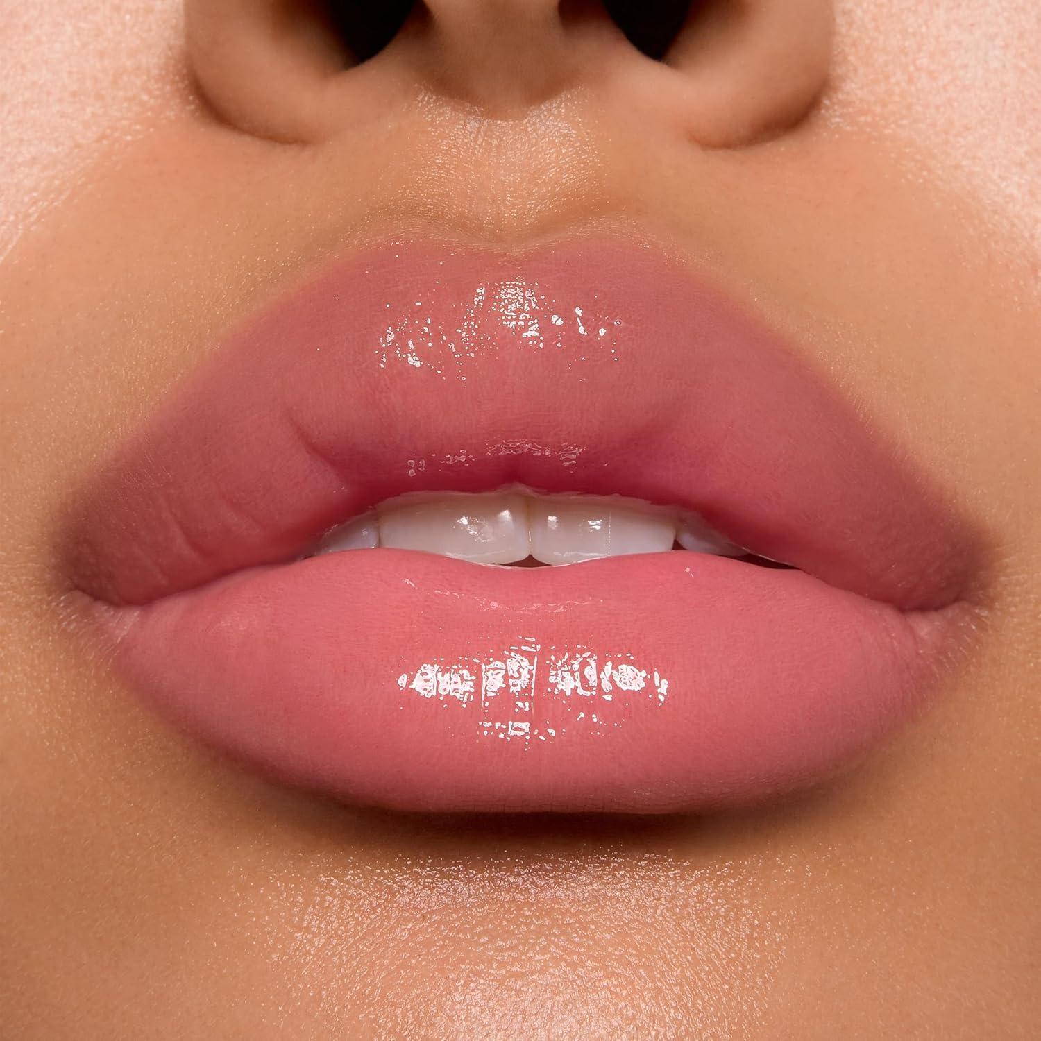 image:imageColourPop x Stitch Ultra Glossy Lip Gloss Duo Hydrating High Shine Non Sticky Lip Gloss Set with Hyaluronic Acid Kakadu Plum amp Cherry Oil Sheer Pink amp Hot Pink 2 Pack