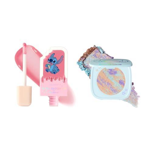 image:imageColourPop x Stitch Glow amp Gloss Makeup Bundle High Shine Hydrating Lip Gloss Ohana Super Shock Highlighter Duo for Luminous Lips amp Radiant Glow 2 Piece Set