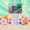 ColourPop x Disney Stitch Makeup Bundle – Beach Dreamin’ 12 Shade Eyeshadow Palette + Ultra Glossy Lip Gloss – High Pigment, Hydrating, Non-Sticky Shine, Tropical-Inspired Set