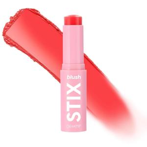 ColourPop Blush Stix – Cream Blush Stick with Dewy, Glowy Finish – Buildable, Blendable, Hydrating – Lightweight Vegan Makeup for Cheeks – New Formula – Am I The Drama, Hot Cherry (0.28 oz)(Am I The Drama)