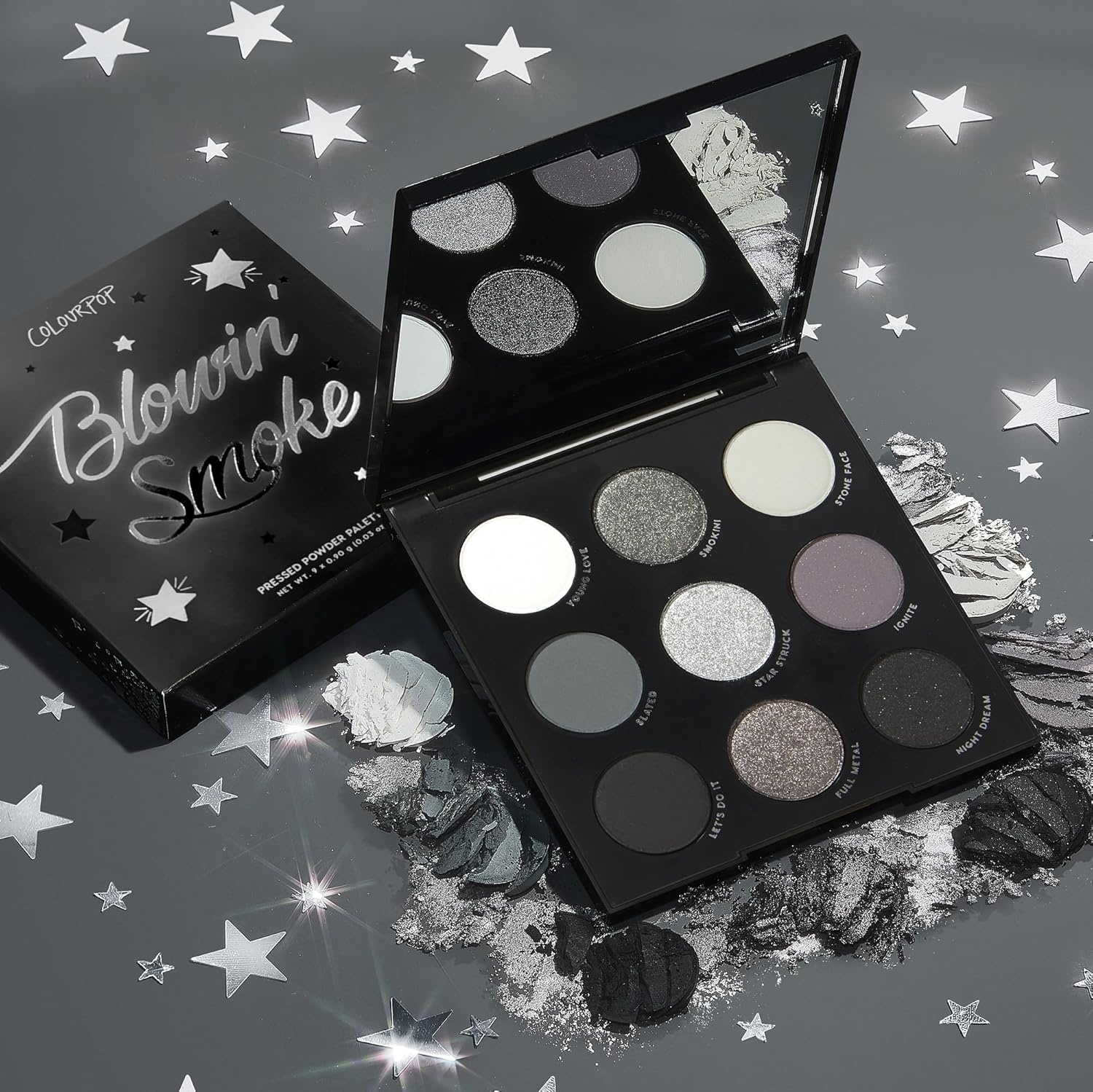 image:imageColourpop Pink Dreams Eyeshadow Palette Neutral amp Pink Eyeshadow Palette with Matte amp Glitter Finishes High Pigment Cool Toned Eye Makeup with Longwear Formula 03 ozBlowin Smoke