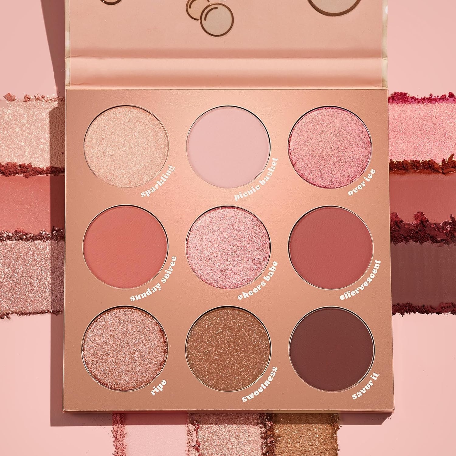 image:imageColourpop Pink Dreams Eyeshadow Palette Neutral amp Pink Eyeshadow Palette with Matte amp Glitter Finishes High Pigment Cool Toned Eye Makeup with Longwear Formula 03 ozBy The Rose