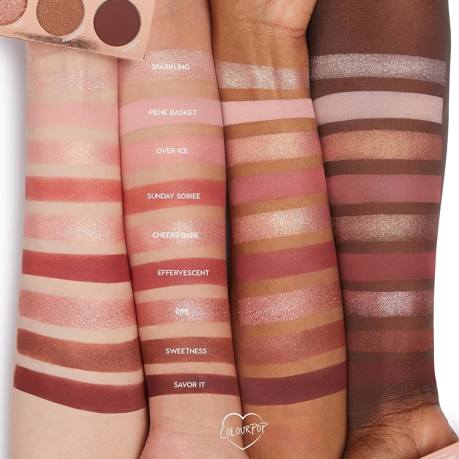image:imageColourpop Pink Dreams Eyeshadow Palette Neutral amp Pink Eyeshadow Palette with Matte amp Glitter Finishes High Pigment Cool Toned Eye Makeup with Longwear Formula 03 ozBy The Rose